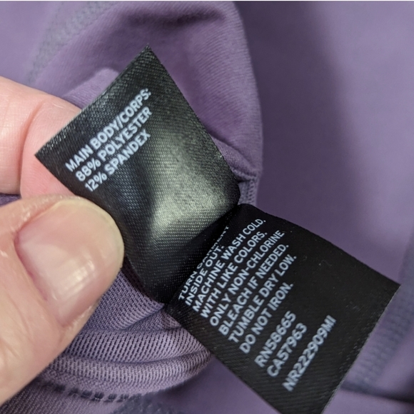 Zella Leggings Women's Size Small Dusty Purple Crop Workout Pants - Picture 7 of 7